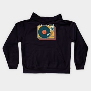 Music vintage rétro style Kids Hoodie